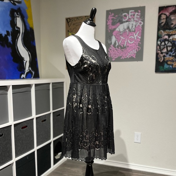 Free People Beautiful Lace Mini Dress - Picture 2 of 6